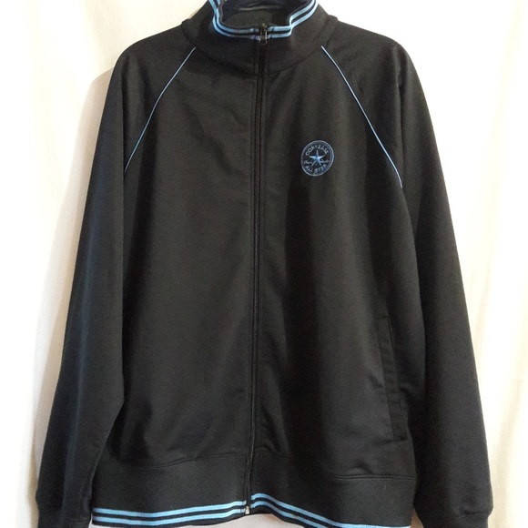 black converse jacket